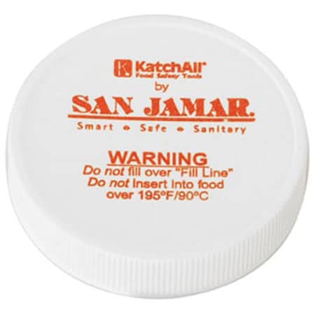 San Jamar Lid Only - Rapid Cool 4Pk For - Part No Sjrcucappak SJRCUCAPPAK